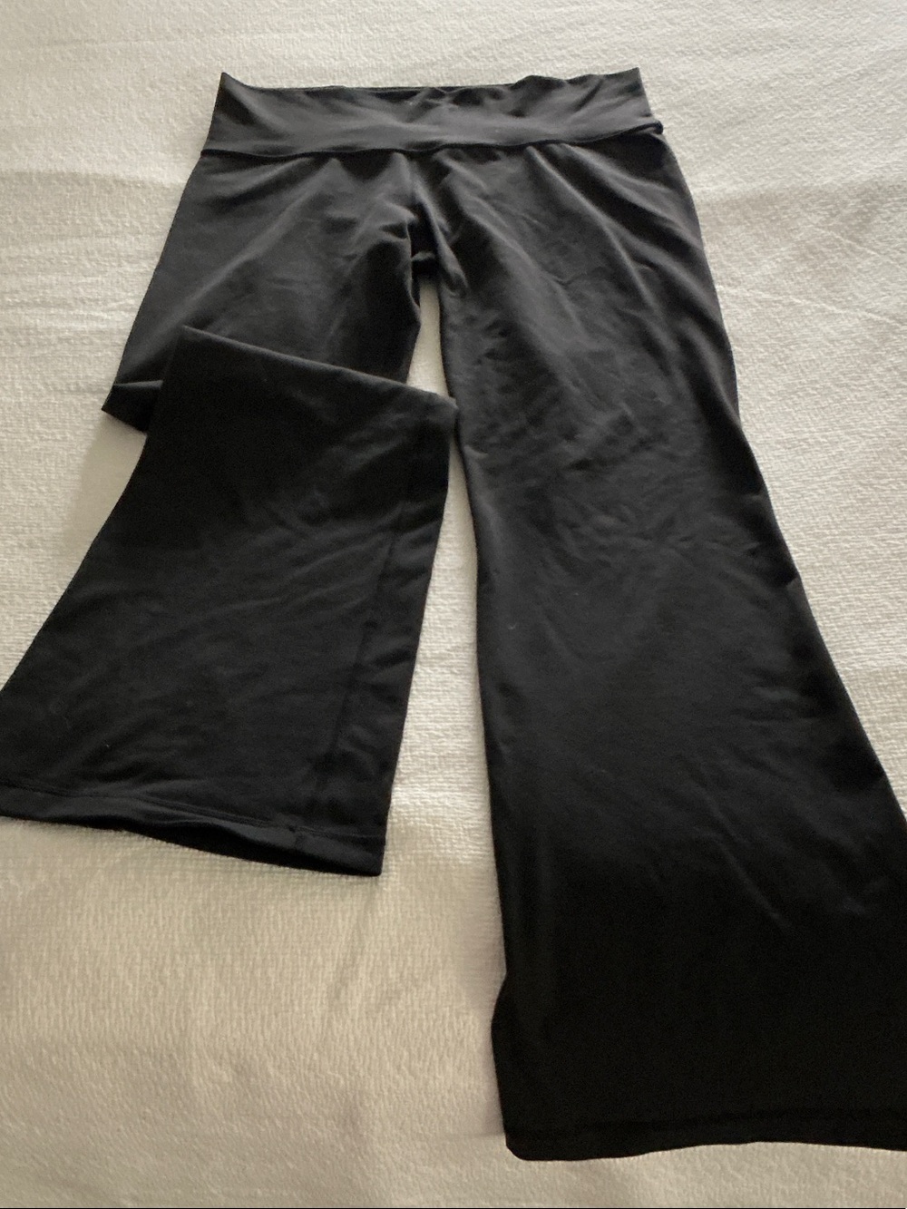 lululemon athletica Black Flare Yoga Pants